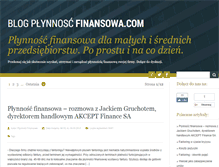 Tablet Screenshot of plynnoscfinansowa.com